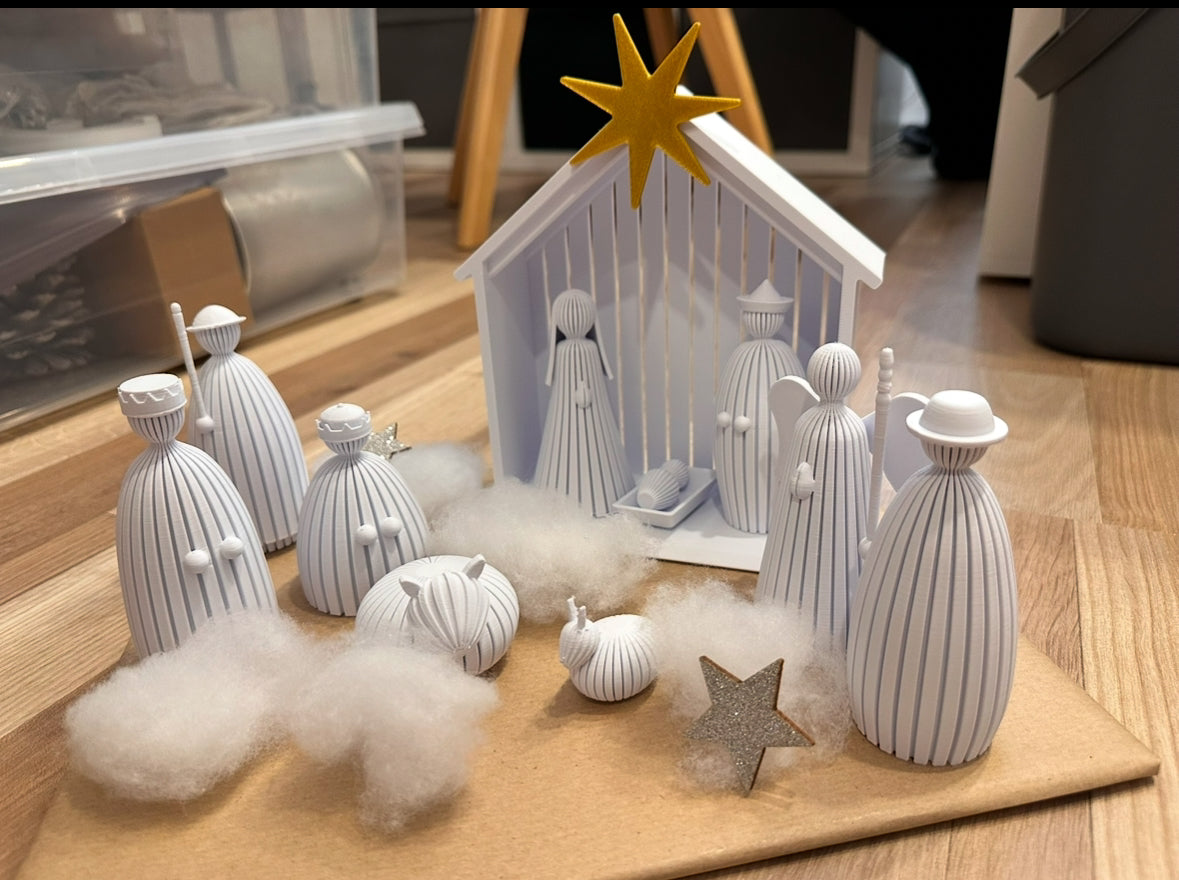 Minimal Nativity Scene