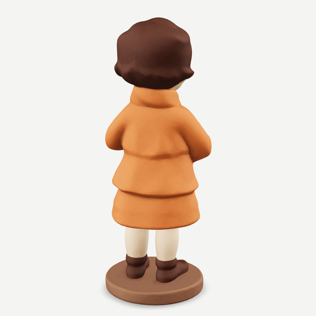 3D printed the little drummer boy with his drum — back view
